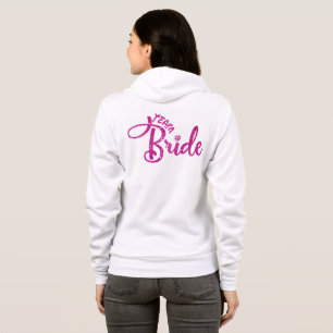 Glitter Brudtärna Tröja - Rosa Bröllopsgåva
