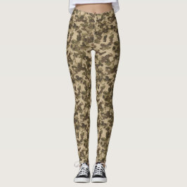 Glitter Camo Pattern – Sparkling Military-Inspired Leggings