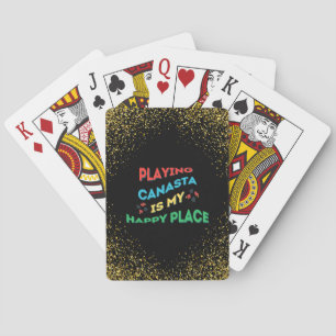 Glitter Canasta Kort Casinokort