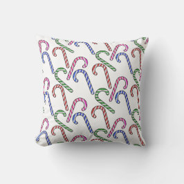 Glitter Candy cane Mönster Kudde