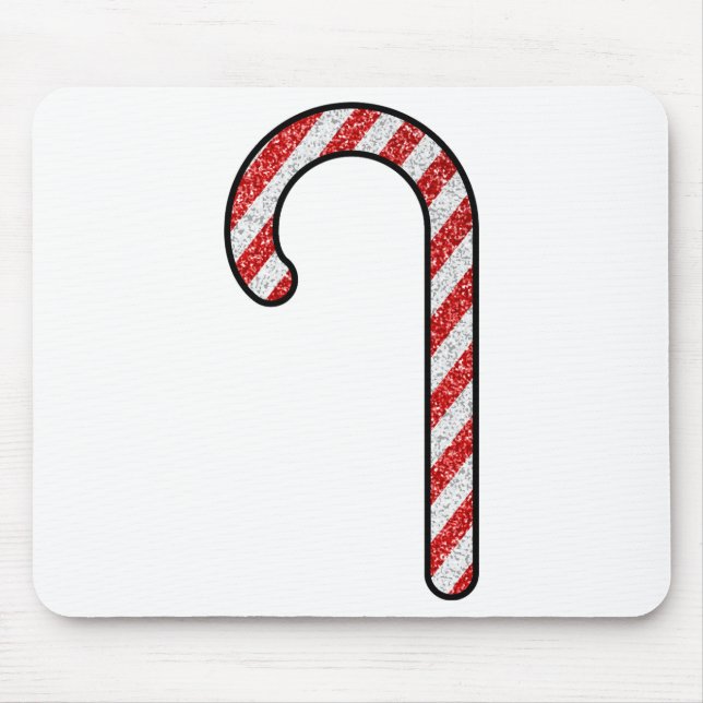 Glitter Candy cane Musmatta (Framsidan)