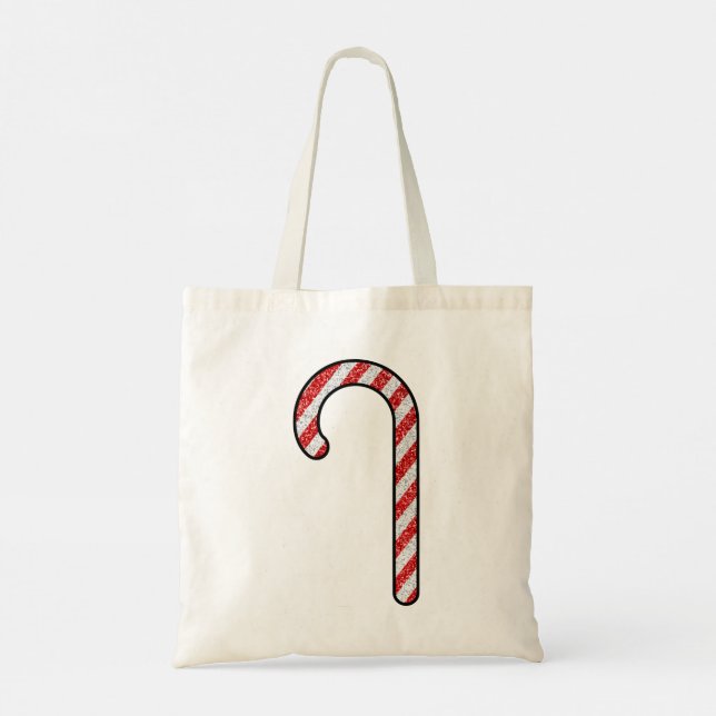 Glitter Candy cane Tygkasse (Baksida)