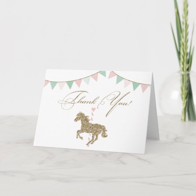 Glitter Carousel Horse | Tack (Framsida)