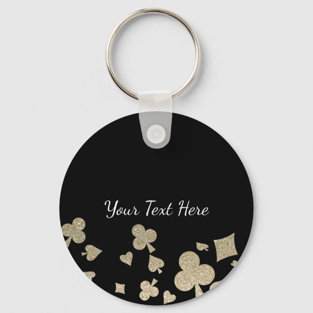 Glitter Casino Nyckelring (Framsida)