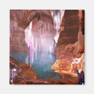 Glitter Caves Magnet