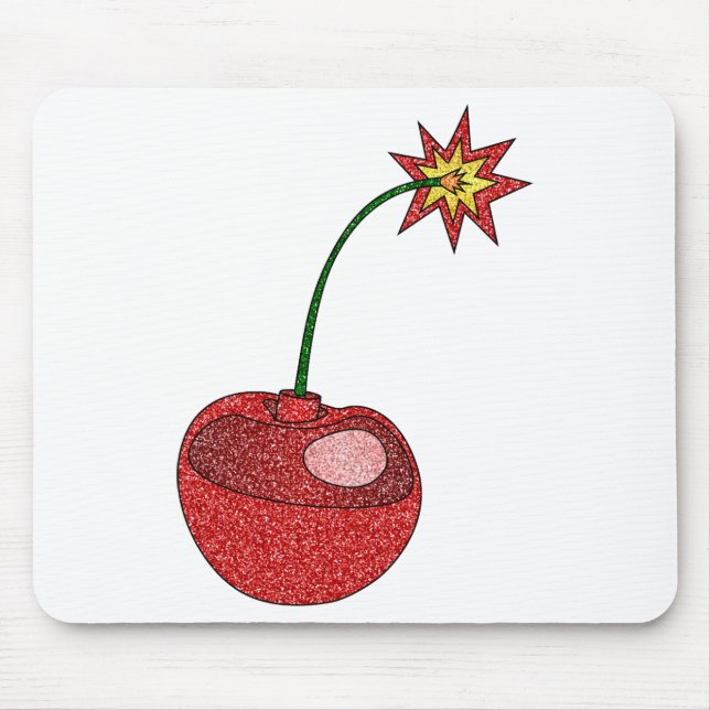 Glitter Cherry Bomb Musmatta (Framsidan)