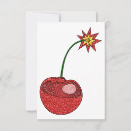 Glitter Cherry Bomb Tack Kort