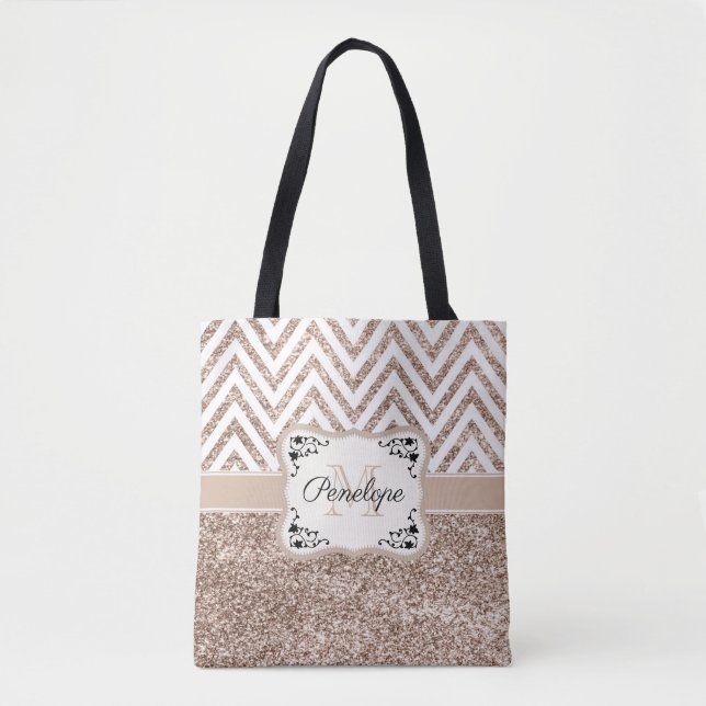 Glitter & Chevron Tygkasse (Framsida)