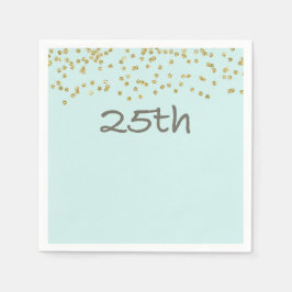 Glitter Confetti 25:e Pappersservett