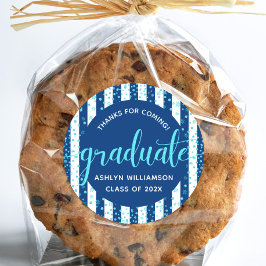 Glitter Confetti-skript för marinerad Studenten-tu Runt Klistermärke