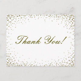 Glitter Confetti Tack vykort