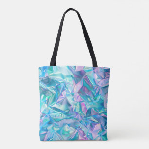 Glitter Crumged Tote Bag Tygkasse