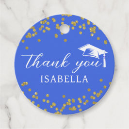 Glitter dammskonfetti Studenten Tack Gåvor Etiketter