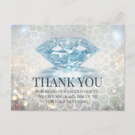Glitter Diamond Gemstone Jewelry Designer (ung. Vykort
