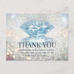 Glitter Diamond Gemstone Jewelry Designer (ung. Vykort
