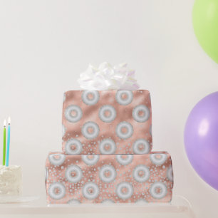 Glitter Donut Confetti Mönster Presentpapper