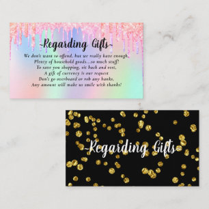 Glitter Dricks Honeymofonden möhippa bröllop Tilläggskort
