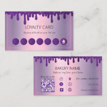 Glitter Drip Lila cuppie Bakery