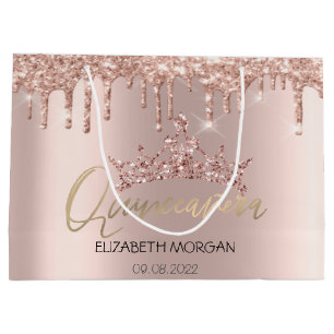 Glitter Drivrutiner Ro Guld Tiara Quinceañera