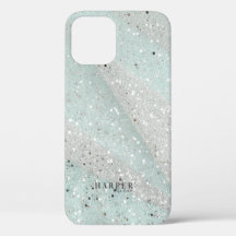 Glitter eget namn Fodral-Mate iphone case