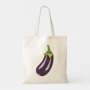 Glitter Eggplant Tygkasse