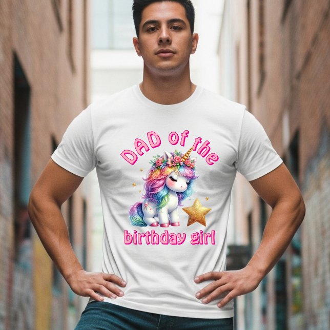 Glitter enhörning magiska flickor ålder födelsedag t shirt (Skapare uppladdad)