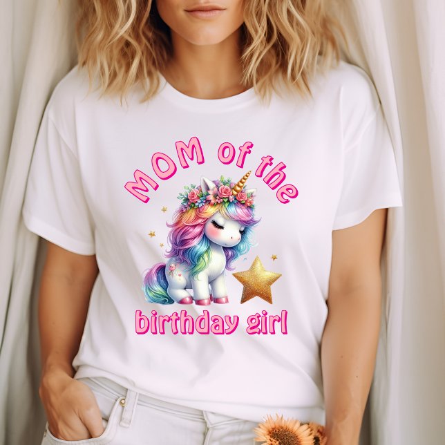 Glitter enhörning magiska flickor ålder födelsedag t shirt (Skapare uppladdad)