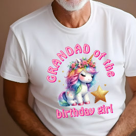 Glitter enhörning magiska flickor födelsedag Farfa T Shirt