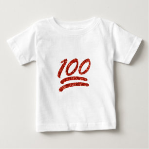 glitter etthundra emoji tee