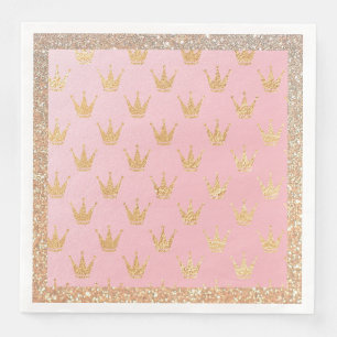 Glitter Fairy Krona för hennes skull Pappersservett