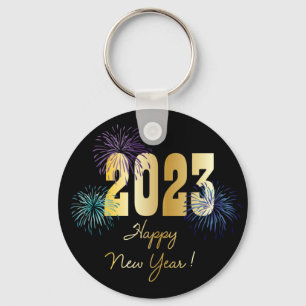 Glitter Fireworks 2023 Gott nytt år Nyckelring