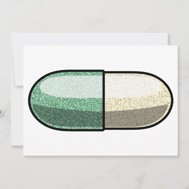 Glitter Fluoxetin Julkort (Framsida)