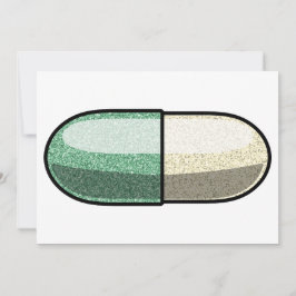 Glitter Fluoxetin Julkort