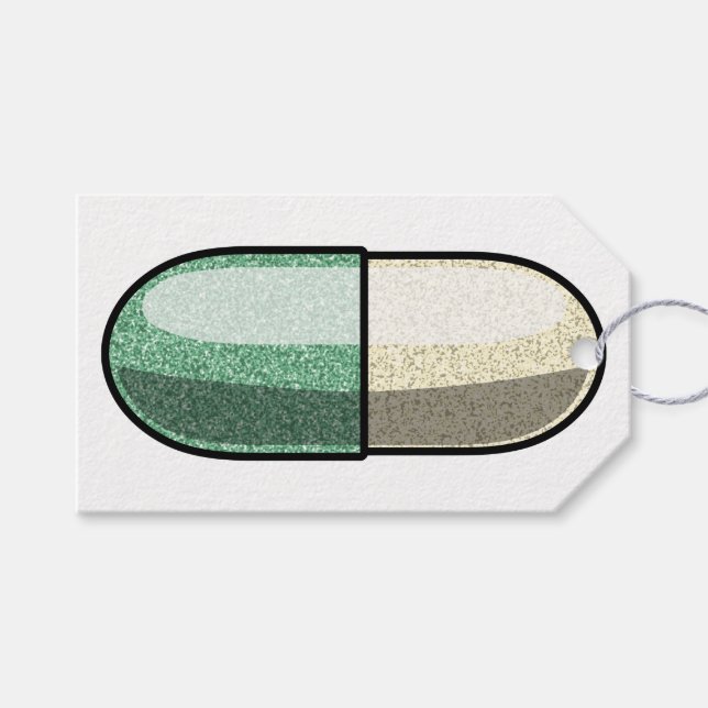 Glitter Fluoxetin Presentetikett (Framsidan (Horisontell))