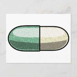 Glitter Fluoxetin Vykort