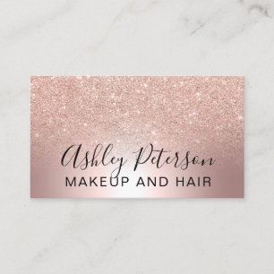 Glitter för elegant metallisk marmor för Makeup Visitkort