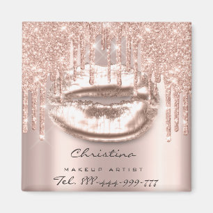 Glitter för konstnär för kyssläpparMakeup dryp Magnet