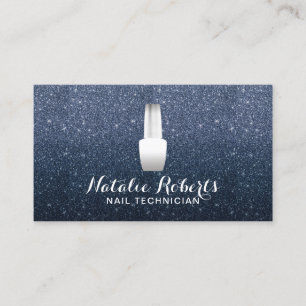 Glitter för konstnär för Makeup för nagelsalong Visitkort