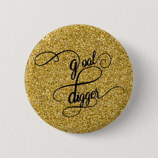 Glitter för målgrävareFaux Knapp