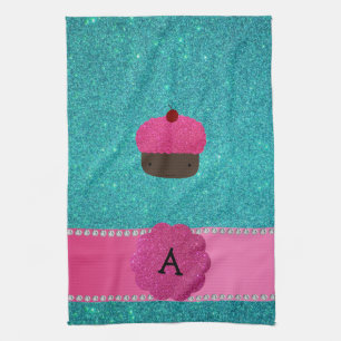 Glitter för Monogrammuffinturkos Kökshandduk