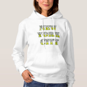 Glitter för New York City silverguld Tee Shirt