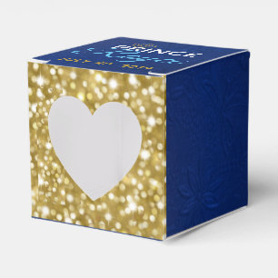 Glitter för royal Gifts African Prince Blue Gold Presentaskar