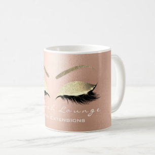 Glitter för studio för snärtf8orlängningsskön kaffemugg