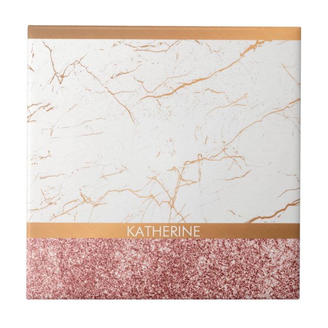 Glitter för vitmarmorro kakelplatta (Framsidan)