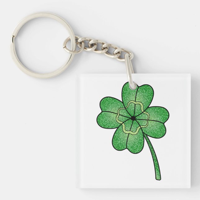 Glitter Four Leaf Clover (Framsidan)