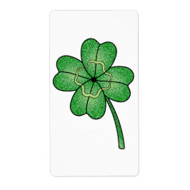 Glitter Four Leaf Clover Fraktsedel