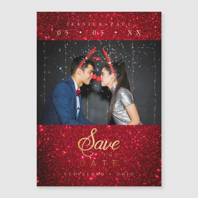 Glitter Fun Photo Christmas Couple Whimsical Font (Framsida)