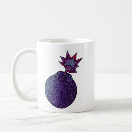 Glitter Galaxy Bomb Kaffemugg
