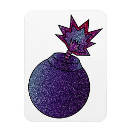 Glitter Galaxy Bomb Magnet