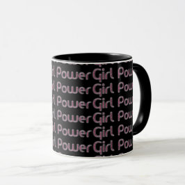 Glitter Girl Power Mugg